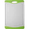 Mainstays Microban 10" x 14.5" White & Green Cutting Board