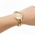 thumbnail image 3 of Blekon Collections Womens 28mm Case Multicolored Semi Opening Cuff Bangle Watch, 3 of 7