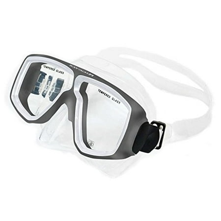 Body Glove Adult Aquatics Series Optical Professional Mask With Corrective Lenses in Mild, Medium and Strong Strengths