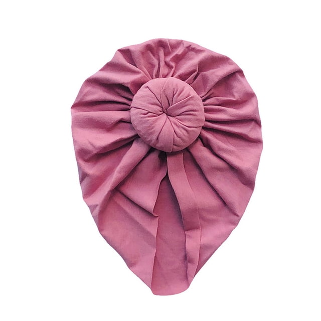 Turbante De Bebé Gorro De Bebé De Algodón Gorro De Color De Bebé Cómodo Gorro De Pañuelo De Donut Sombrero Transpirable De Bebé Tocado Infantil Para Bebé Niño Pequeño matsuzay BA000685-01