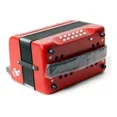 thumbnail image 3 of HOHNER A48441 ACORDEON "COMPADRE" FA-SIB-MIB 31 BOTONES Y 12 BAJOS ROJO C FUNDA Hohner A48441, 3 of 4