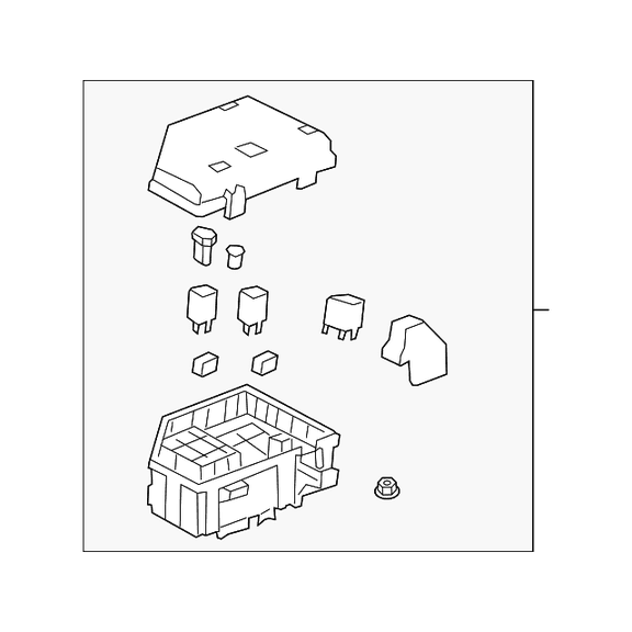 Genuine OE GM Fuse & Relay Box 25856249