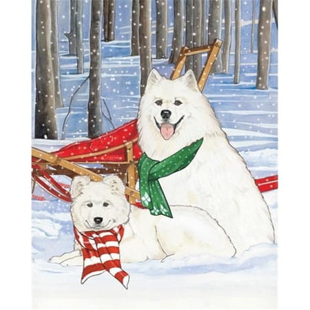 Holiday Boxed Cards- Samoyed