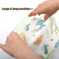 thumbnail image 2 of Baby bibs Waterproof Toddler bib - Feeding bib with Pocket for Infant Boy Girl Washable 6-36M, 2 of 5