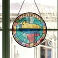 thumbnail image 3 of Venezuela Travel Decor Suncatcher Stained Glass Window Hanging, Gift for Traveller, Collection of Country Travel Souvenirs for Family and Friends, Venezuela Map and Flag Décor, 3 of 6