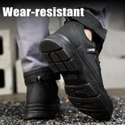 Steel Toe Shoes for Men Women Non Slip Work Shoes Lightweight Work Boots for Men Comfortable Safety Shoes Indestructible Steel Toe Shoes Industrial Construction Steel Toe Boots for Men
