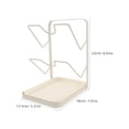 thumbnail image 2 of BESTYASH Soporte Para Tapas De Olla Beige Con Soporte Para Cucharas Y Organizador De Cocina, 2 of 8