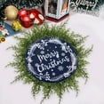 thumbnail image 4 of Christmas Pine Placemats Set, Christmas Greenery Placemats, Faux Cedar Greenery, Green Plants Fake Cedar Greenery Round Placemats for Table Dining Christmas Decorations, 4 of 7