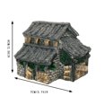 thumbnail image 2 of Resin Aquarium Ornament Mini Cottage House Fish Tank Decoration Rural Village Landscape Decor for Aquatic Scenery, 2 of 4