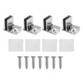 thumbnail image 2 of 4 Pack Glass Door Hinges Glass Cabinet Door Wine Cabinet Hinge Glass, 2 of 5