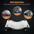 thumbnail image 3 of COZONY Car Wheel Dolly Set, 4 PCS 6000 Lbs Steel Tire Dolly，Heavy Duty Skate Auto Repair Dolly Each for 1500lbs，Non-Slip Rubber Surface, Silver, 3 of 7