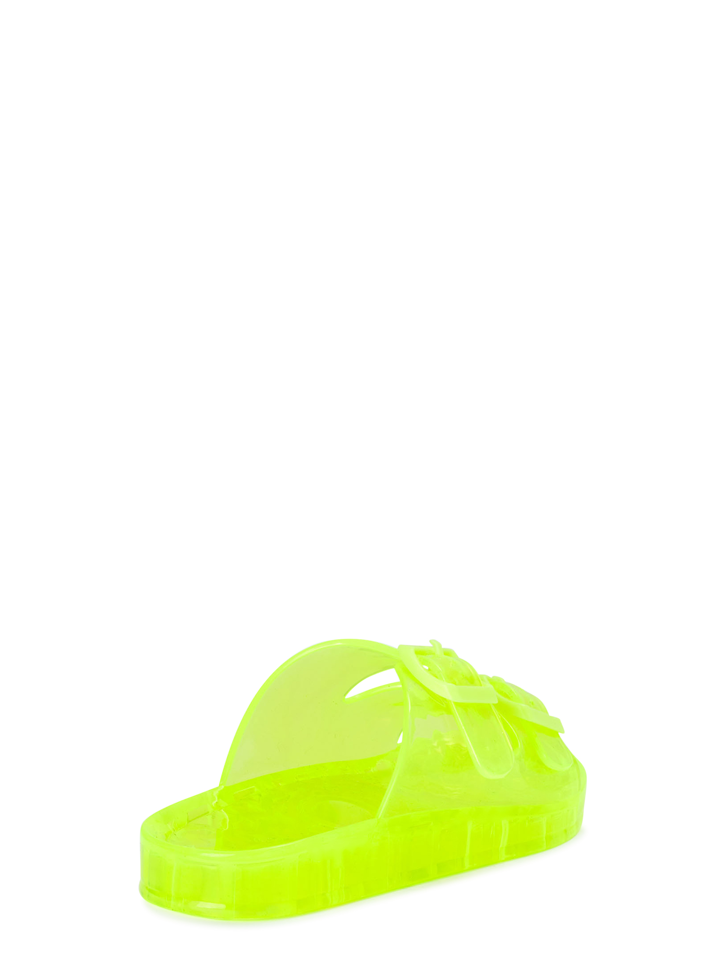Wonder Nation Girls Neon Jelly Two Buckle Footbed Sandals Walmart