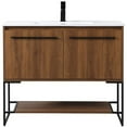 thumbnail image 5 of 40 inch Single Bathroom Vanity in Walnut Brown, 5 of 16