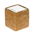 thumbnail image 3 of Kouboo Loma Square Rattan Tissue Box Cover, Square Hand Woven Tissue Holder, Decorative Facial Napkin Holder, Honey Brown, 3 of 4