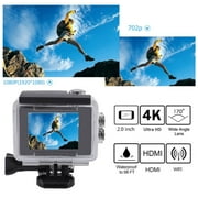 2.0 Inch Ultra HD H9 4K WIFI Sports DV Camera Waterproof Bike Motorbike Camera,Blue