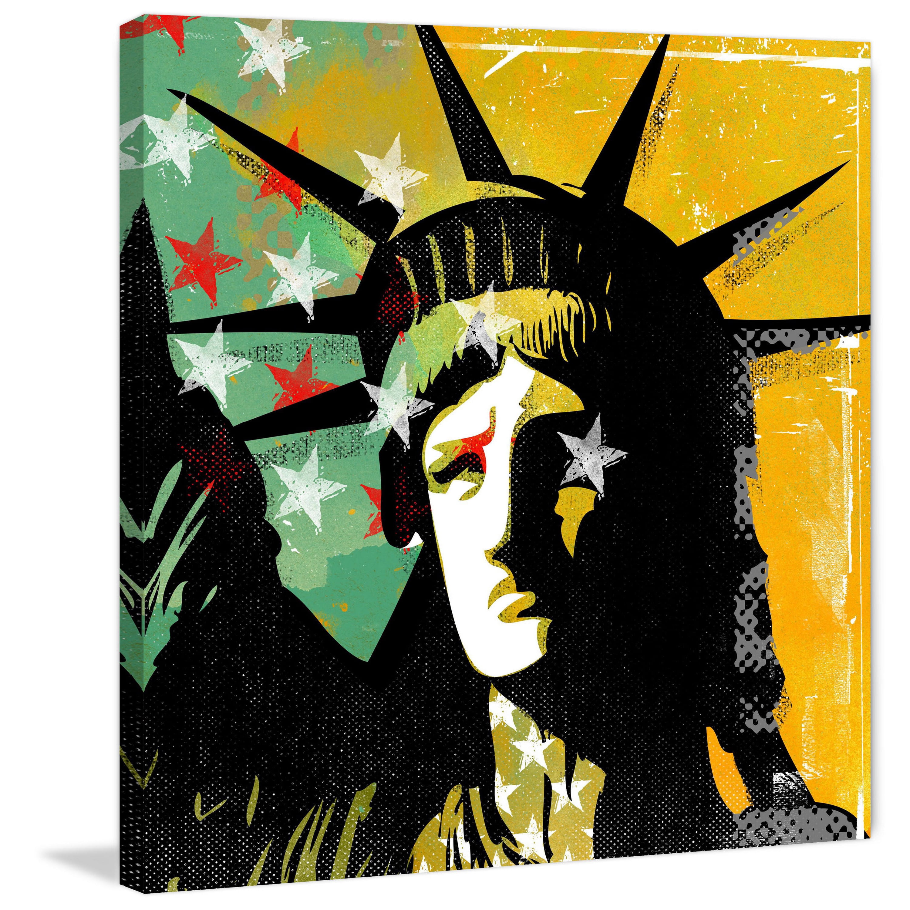 Marmont Hill "Liberty" by Rick Martin Painting Print on Wrapped Canvas