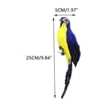 thumbnail image 3 of TOP-MAX Artificial Feather Parrot Bird Fake Parrot Parrot Crafts Simulation Parrot Home Decation, 3 of 8