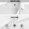 thumbnail image 5 of Yungyresw Men's Casual Polo Shirts Summer Short Sleeve Textured Polo Shirt Collared Business Tops, 5 of 8