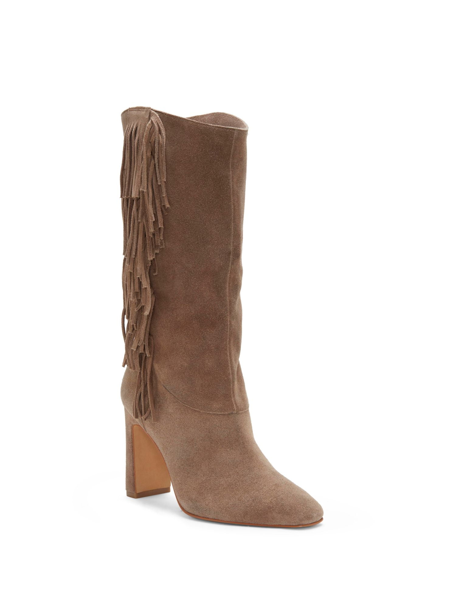 VINCE CAMUTO Womens Beige Tasseled 