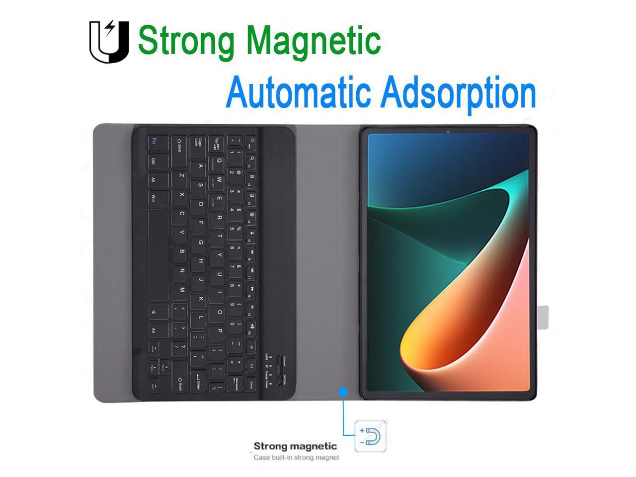 Bluetooth Keyboard Case for Xiaomi Pad 5 / Xiaomi Pad 5 Pro 11 inch 2021/ Xiaomi Pad 5 Pro 5G Detachable Wireless Keyboard with Pencil Holder