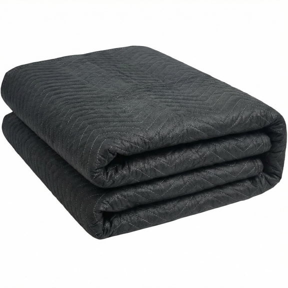 Large Moving Blanket 80 x 72 in Quilted Padded Packing Blanket — Heavy‑Duty Mover Blanket for Furniture & Shipping