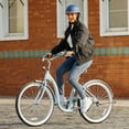 thumbnail image 2 of VIRIBUS Vélo de Plage pour Femmes 26 Pouces Selle et Guidon Réglables Bleu Poussiéreux, 2 of 14