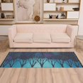 thumbnail image 2 of Yayeee Runner Rug for Bedroom 2'x6' Machine Washable Hallway Non Slip Mat, Purple Moonlight Forest, 2 of 8