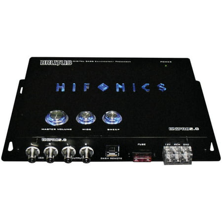 Maxxsonics BXIPRO20 Hifonics Digital Bass Enhancement Processor With Dash Mount Remote