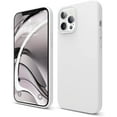 thumbnail image 1 of IBAOLEA Compatible avec Coque iPhone 12 Pro Max, Coque en Silicone Liquide pour iPhone 12 Pro Max 6.7 Inch [Blanc] - Protection Intégrale du Corps (Écran et Caméra), 1 of 9