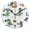 Black, variant on Alligator Boat Pattern Wall Clock 10in Round Artistic Oil Painting Home Decor Desk Table Clock