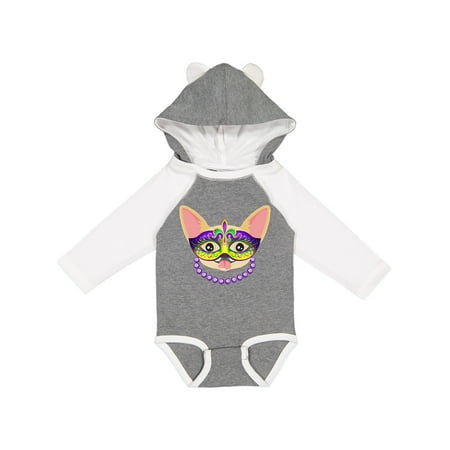 

Inktastic Mardi Gras Party Chihuahua Dog Gift Baby Girl Long Sleeve Bodysuit