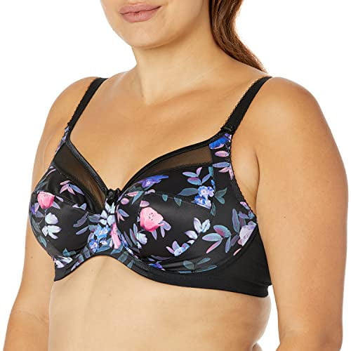 Goddess Women's Plus Size Kayla Underwire Banded Bra, Paradise, 40DD