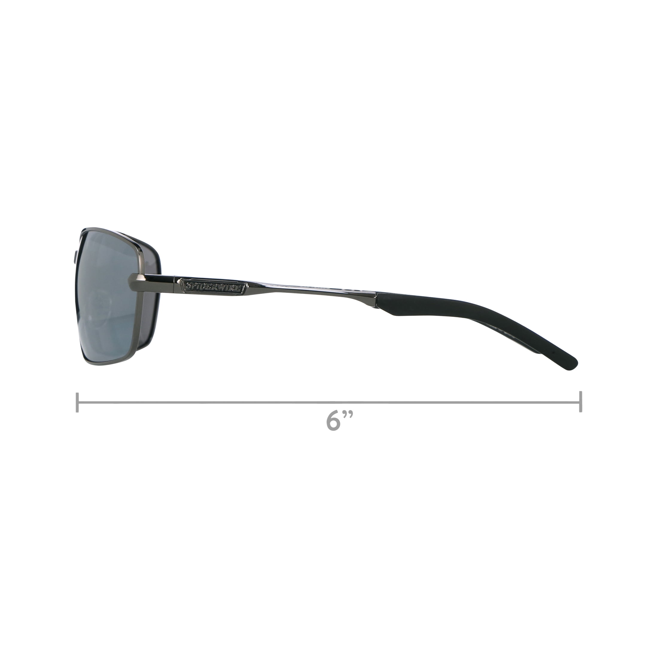 Spiderwire Classic SPW009 Polarized Fishing Sunglasses, Matte Black/Smoke