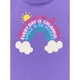 thumbnail image 4 of Garanimals Girls 365 Fall Multipack Tees, Sizes 4-10, 4 of 5
