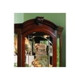 thumbnail image 3 of Hardwood Corner Curio Cabinet in Brown Cherry Finish by Pulaski Furniture, 3 of 14