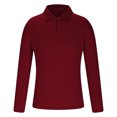 thumbnail image 5 of QATAINLAV Men's Muscle Polos Shirts Solid Casual Ribbed Knit Long Sleeve T-Shirts Slim Fit Button Lapel Golf Shirt Outdoor Sport Tops Red XXXL Gifts for Mom, 5 of 6