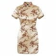 thumbnail image 3 of Élégante Robe Chinoise - Robe de Cour pour le Style - Robe de Bienvenue pour Femmes à Manches Courtes Expérience Qipao, 3 of 3
