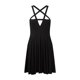 thumbnail image 3 of Jumpingount Slip Dress Color sólido Correa de espagueti con cuello en V Mini Sundress Night Club Boda Cumpleaños Moda Verano Ropa S Vestidos S Jumpingount AP010745-01, 3 of 6