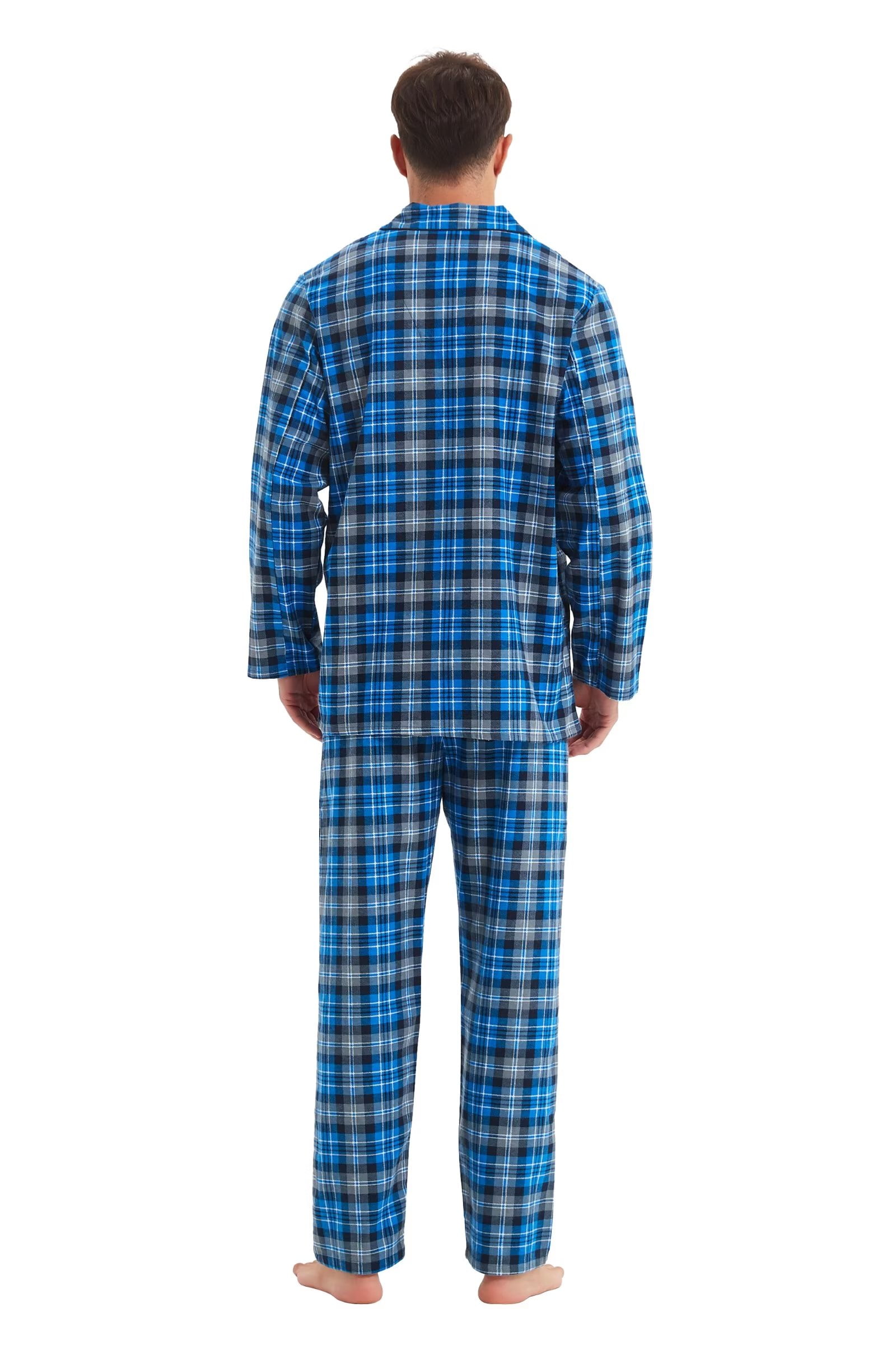 MoFiz Mens Pajama Sets Long Sleeve Lounge Sets Sleepwear
