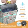 thumbnail image 2 of Travel Cooler Bag - Jack Russell Terrier Dog and Flower Camping Beer Cooler Backpack with Bottle Opener- Waterproof Insulated Picnic Backpacks - Cooler Bag for Beach, 2 of 6