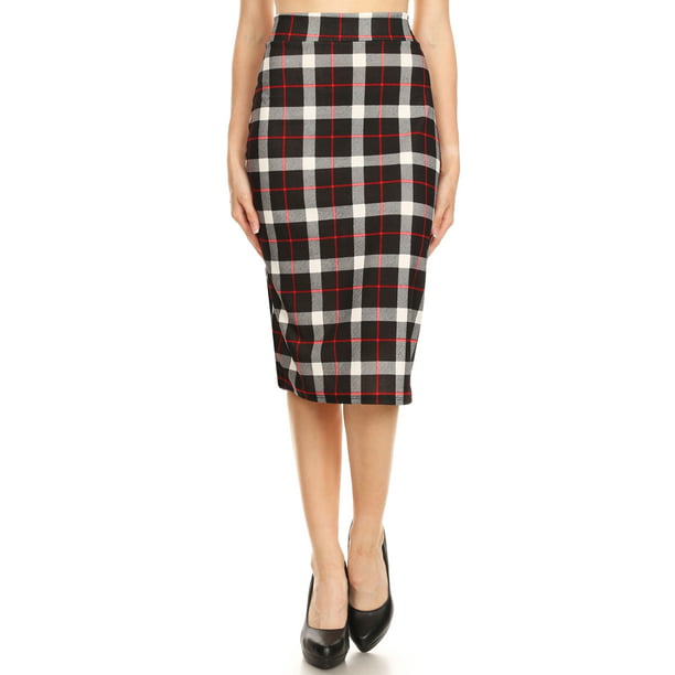 Women's Below The Knee Pencil Skirt for Office Wear - Made in USA -  Walmart.com