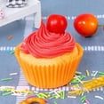 thumbnail image 5 of AllWays Plaza Standard Orange Cupcake Muffin Liners 500-Count, No Smell, Food Grade & Grease-Proof Paper Baking Cups (Orange), 5 of 16