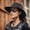 Black, variant on HAIJIE cool hats Breathable Sun Hat For Women Fishing Hat Boring Hat Woven Visors for Women Womens Hat Mens Gardening Hat Large Head Hats Beach Hat Bun Mens Envoy Hat Wicker Fedora Mens Breathable Ha