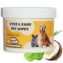 LEO Pet Supplies Prime, Non-irritating Pet Grooming Wipes for Eyes and Ears, Non-scented, 100 Count Can