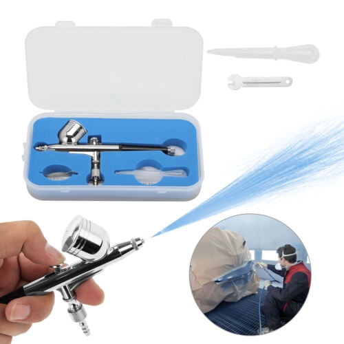 Dual Action Gravity Feed 0.5Mm Spray Gun Airbrush Nail Art Paint Kit Tattoo