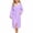 Purple, variant on Bovxnpu Boys Girls Robes Hooded Long Sleeve Big Pocket Mid Length Bath Robe Outfits