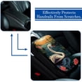thumbnail image 5 of Swan Soft Furry Printed Car Armrest Cover Pad 12.5x8.2 Inch for Comfort and Style, 5 of 6