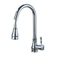 thumbnail image 1 of Modern Pull Down Spout Kitchen Faucet Deck Mounted Black Stream Sprayer Kitchen Mixer Taps Single Handle Pull Out Spout ,Effortless Installation, 1 of 7