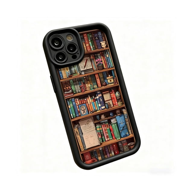 Klonfd Adorable Bookshelf Phone For All Book Lovers – Shockproof And TPU Soft Perfect For And