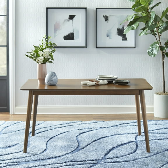 TMS Newington 59" Indoor Dining Table, Walnut